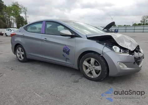 2013 Hyundai Elantra Gls from USA, damaged, VIN KMHDH4AE2DU517435